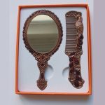 Büyük Boy Ayna Tarak Swarovski Taşlı