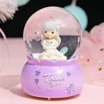 Orta boy ışıklı müzikli kar küresi 6